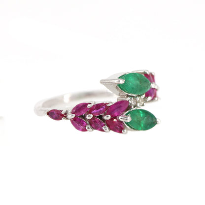 Ruby Ring Silver