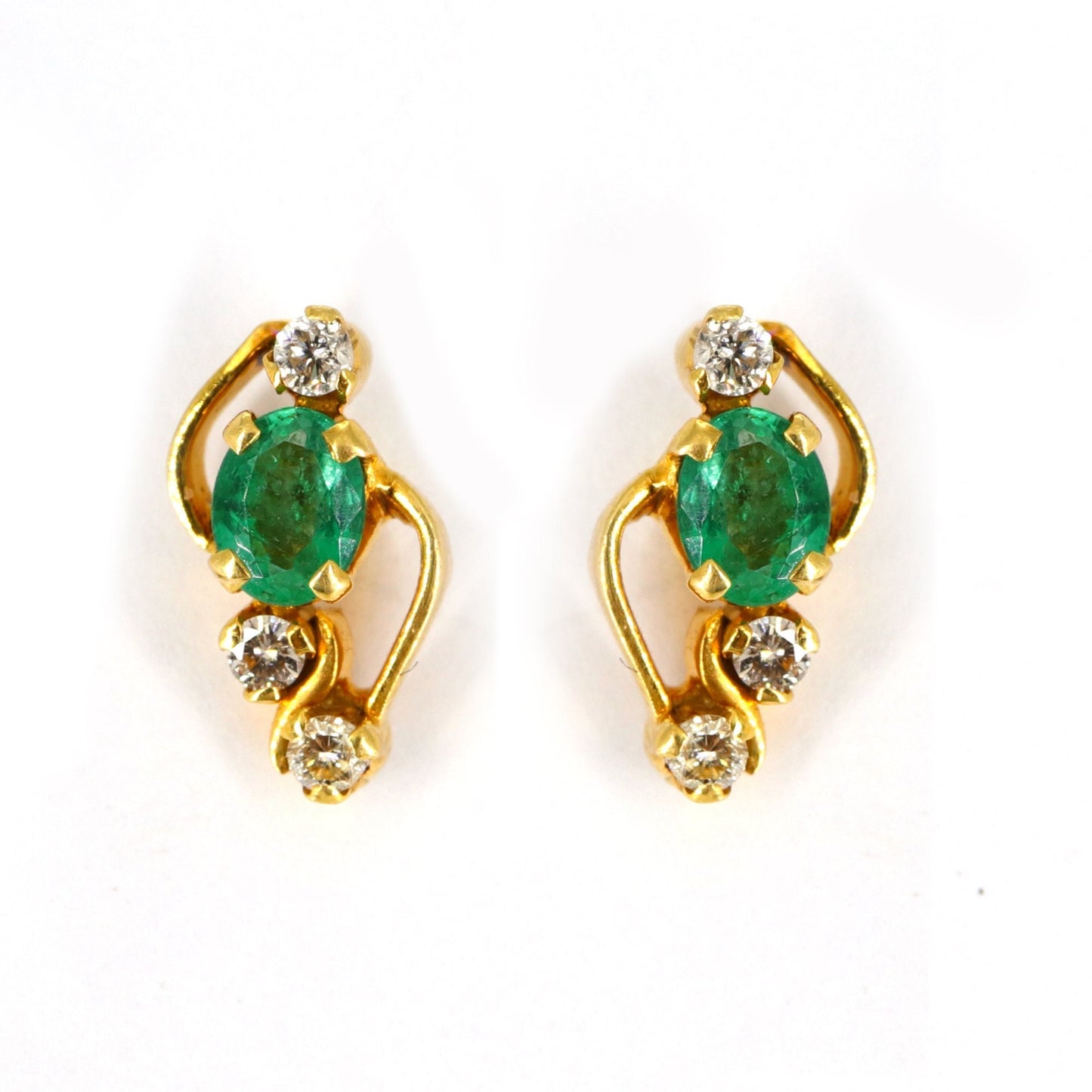 Yellow Daily Wear Earring 18K Gold