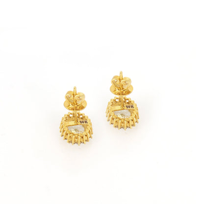 Aquamarine Earring 14K Gold