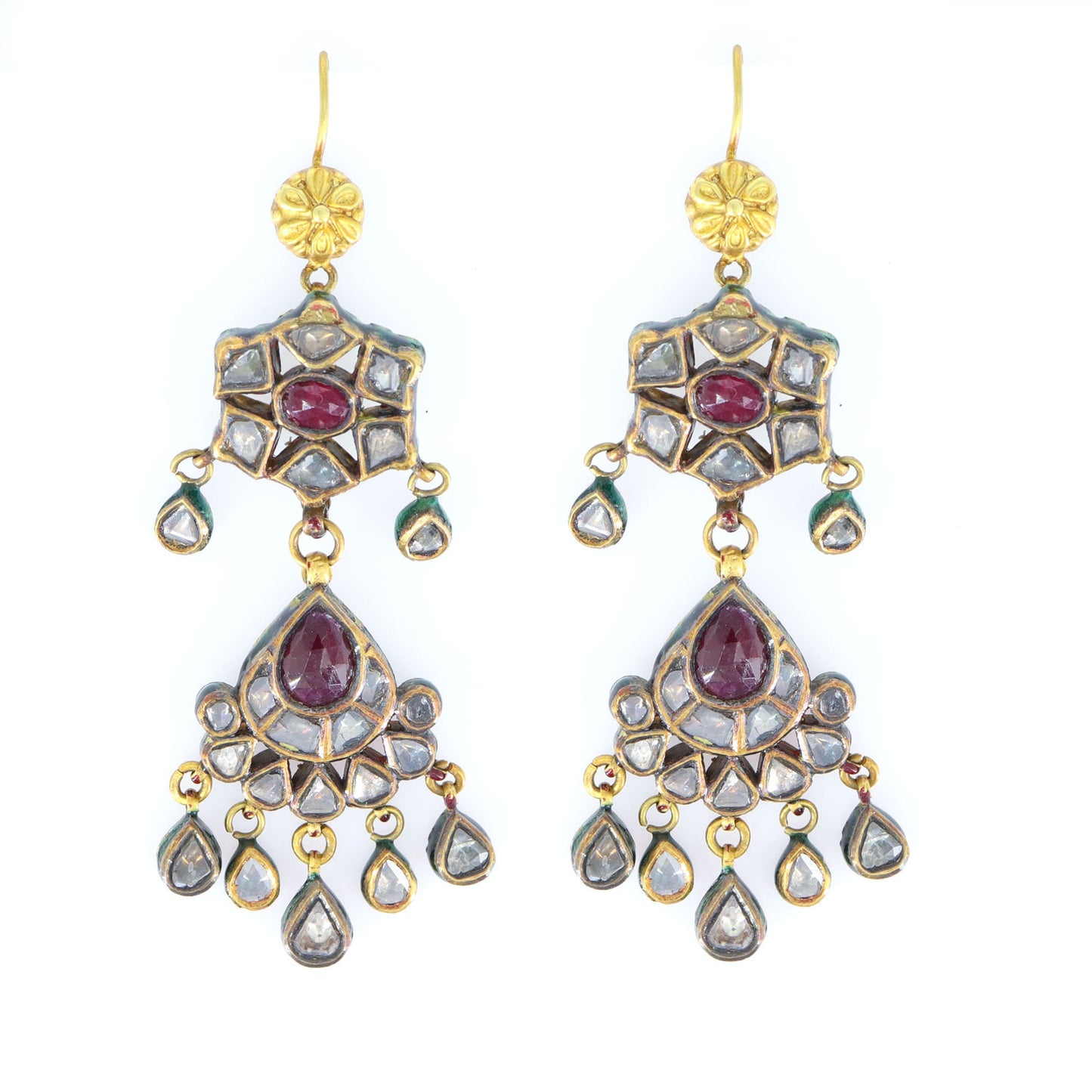 Antique 1900S Late Victorian Earring 22K Gold