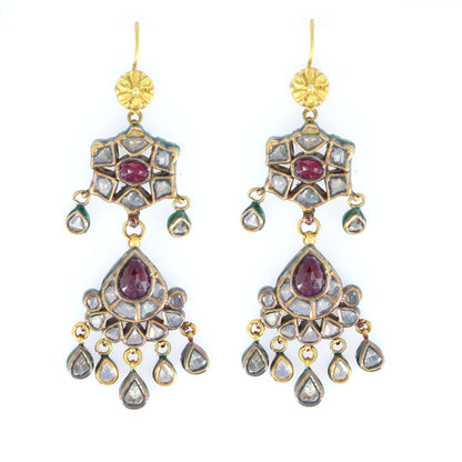Antique 1900S Late Victorian Earring 22K Gold