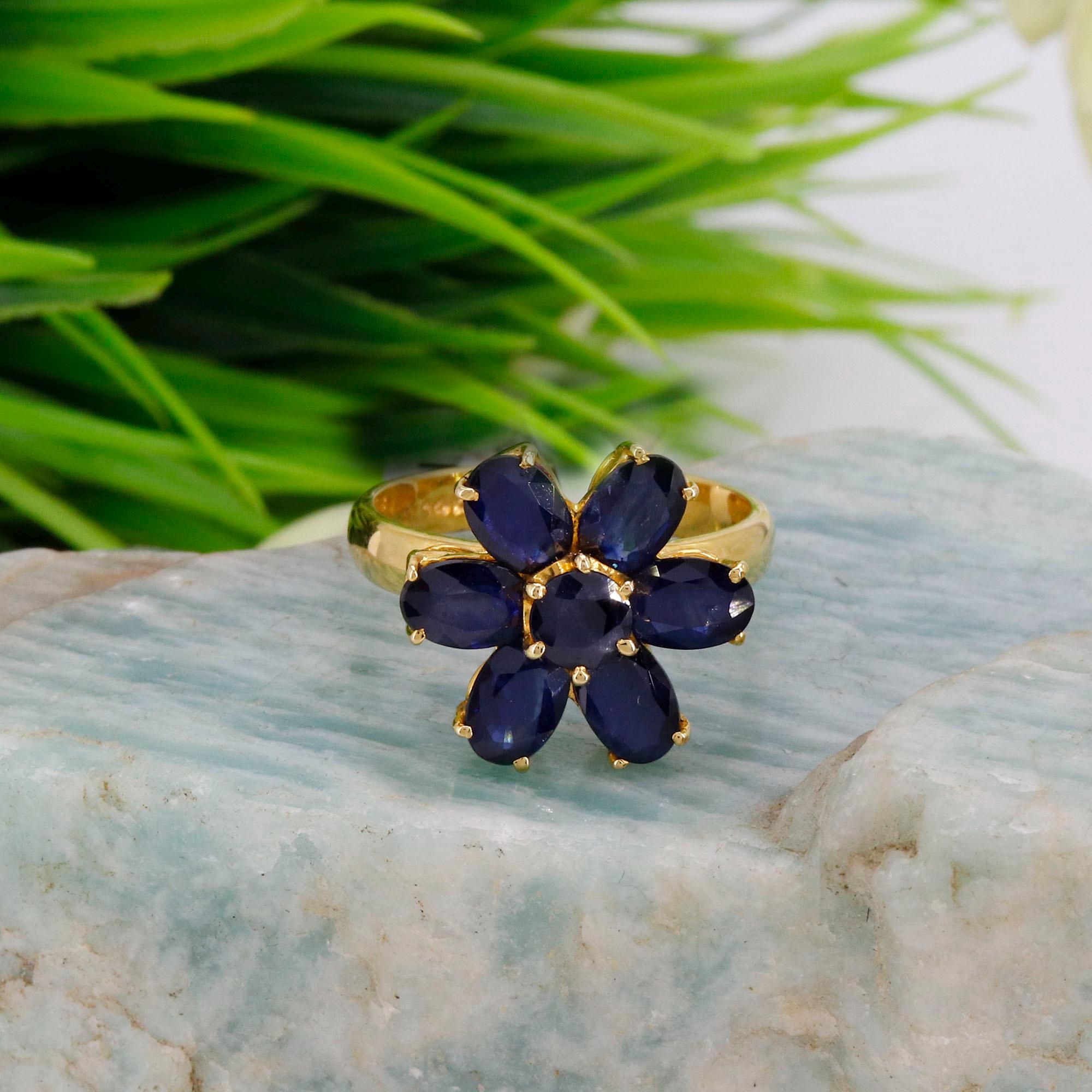 Yellow Sapphire Ring 14K Gold