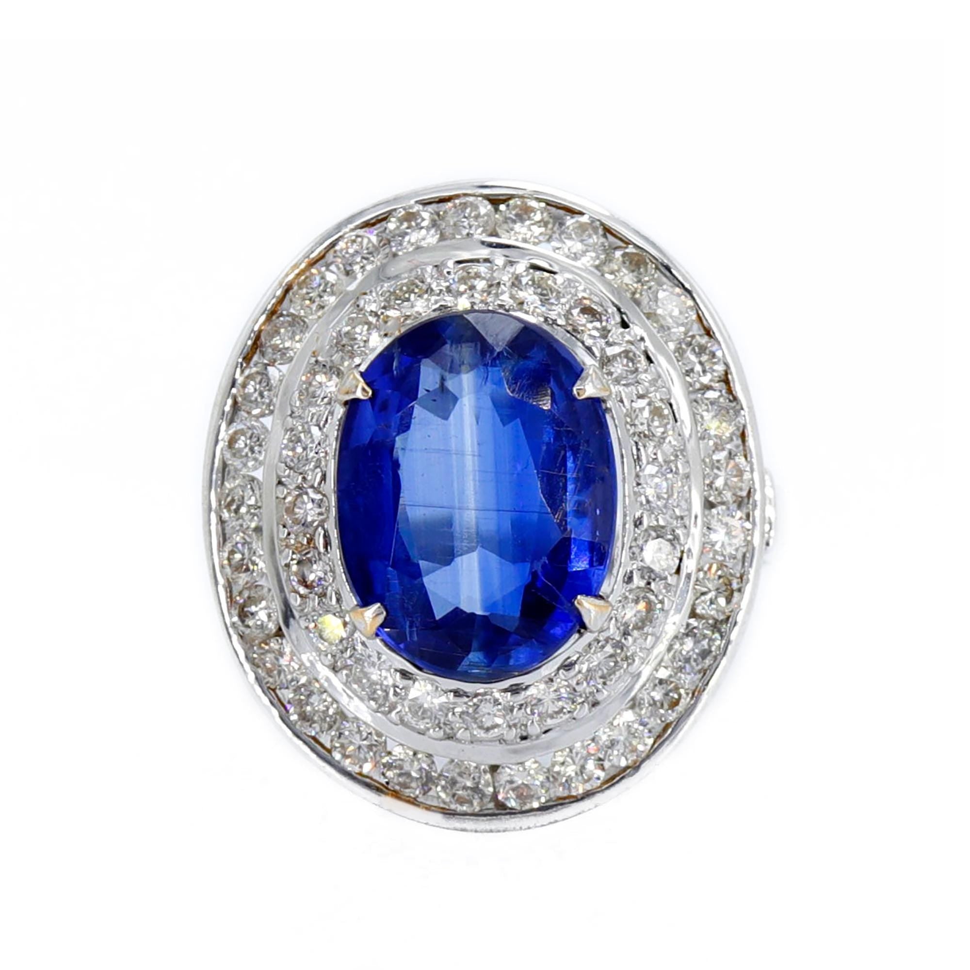 Kyanite & Ring 18K Gold