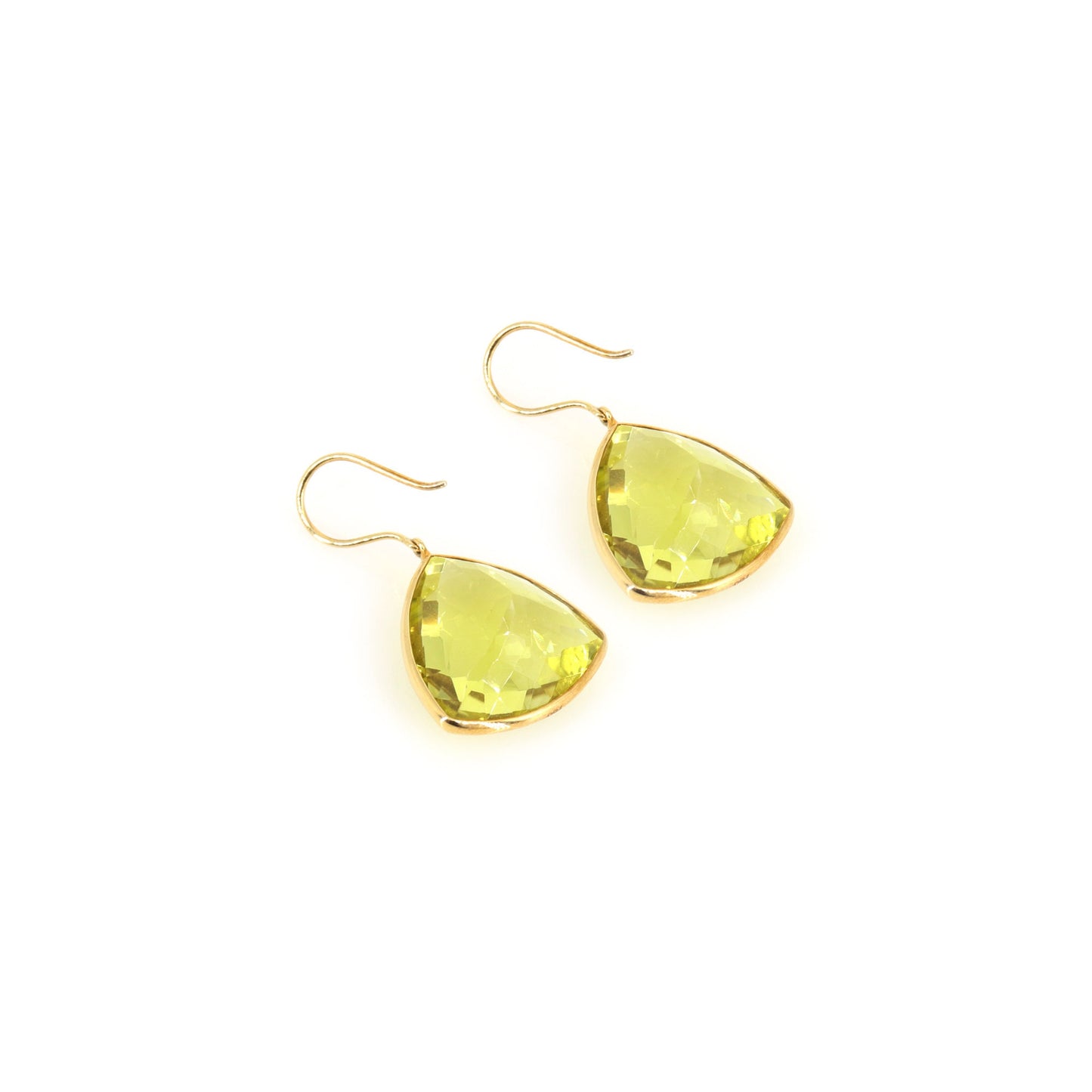 Lemon Topaz Earring 18K Gold