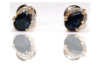 Sapphire Earring 14K Gold