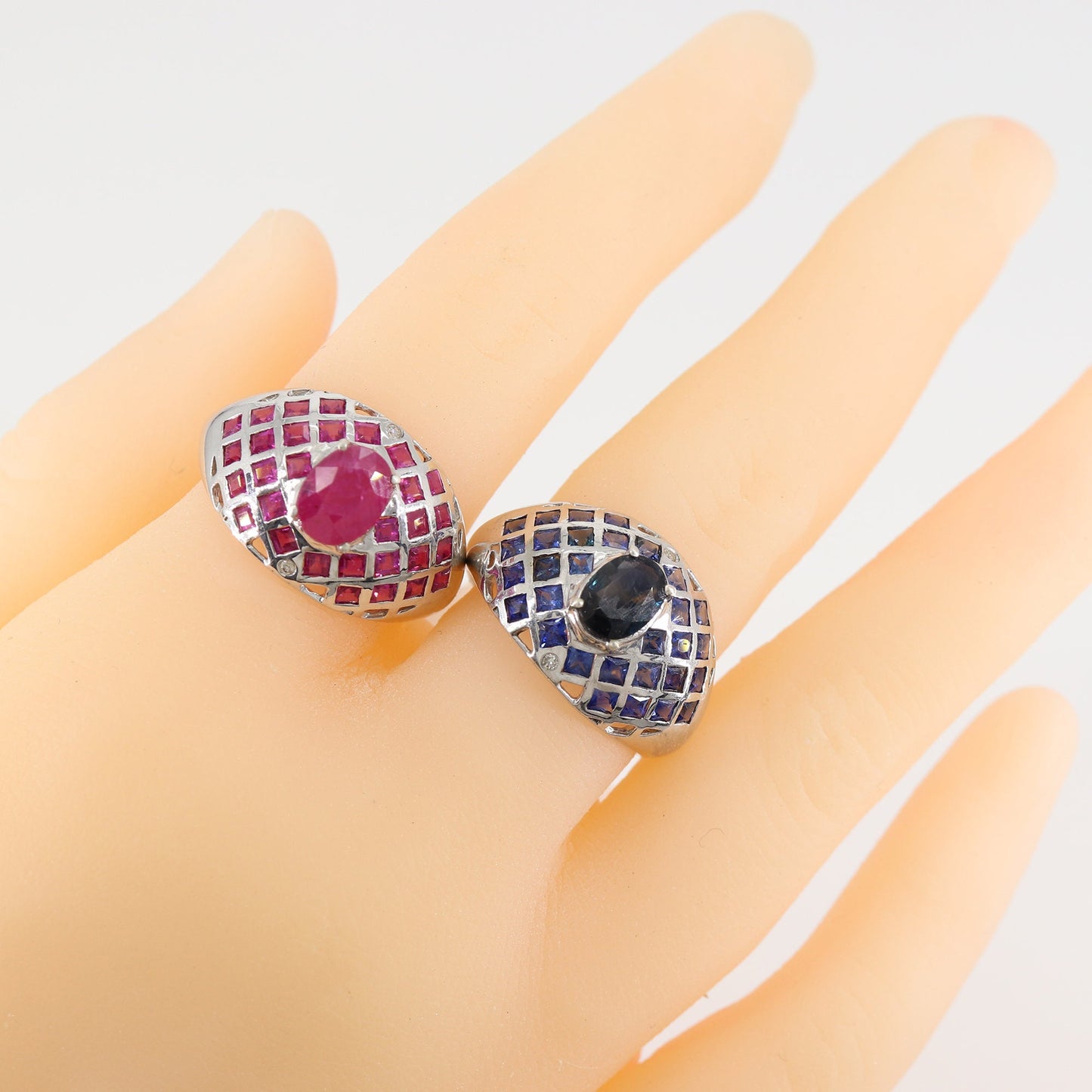 Ruby Ring Silver