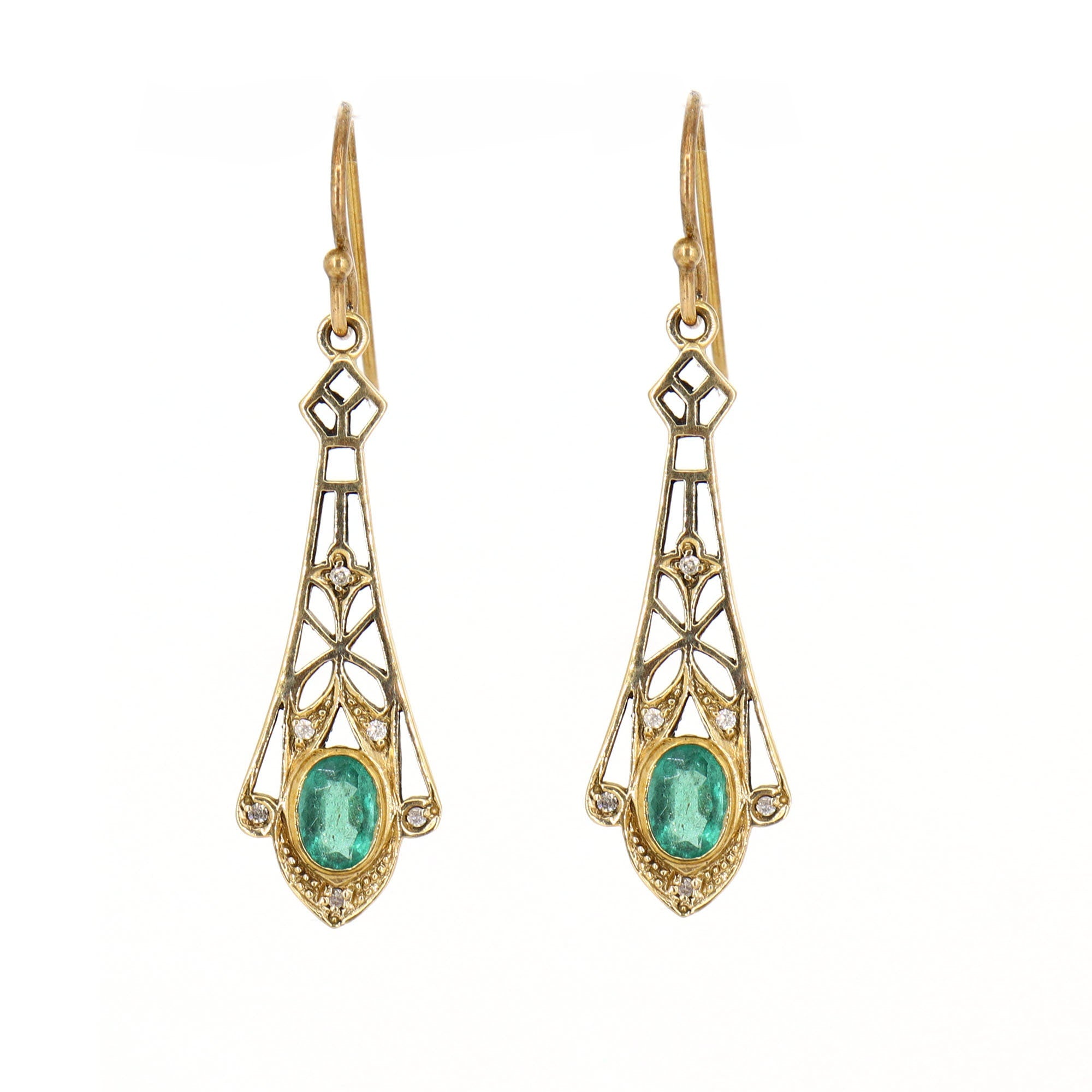 9K Yellow Earring Gold