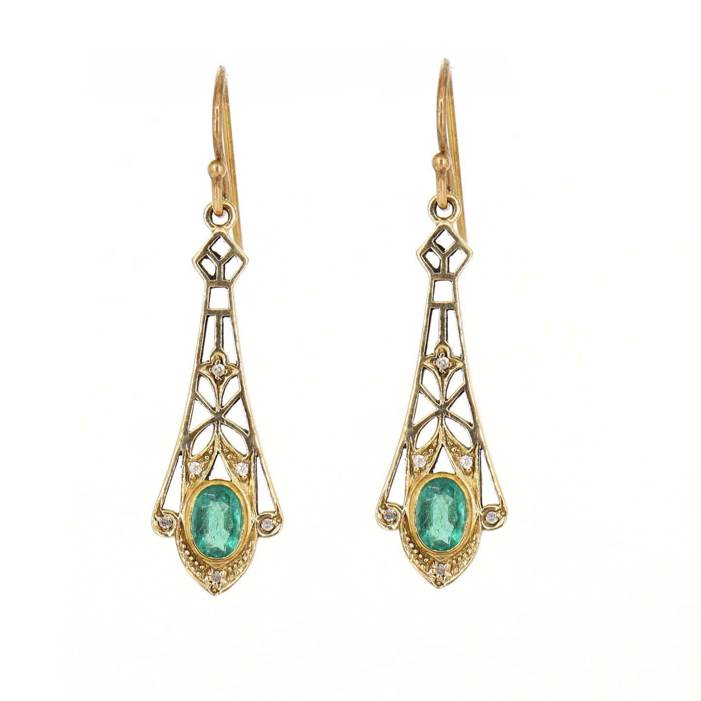 9K Yellow Earring Gold