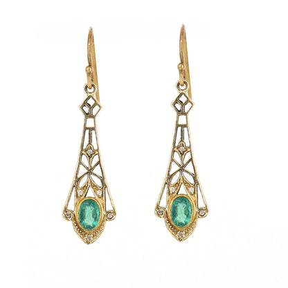 9K Yellow Earring Gold