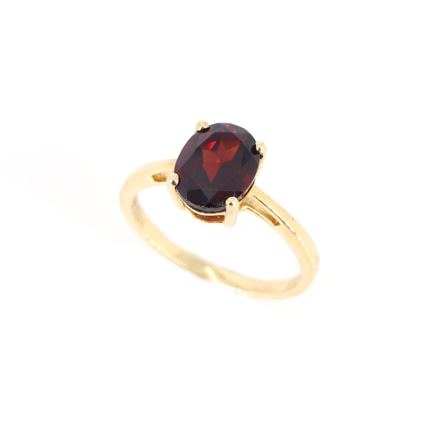 Garnet Ring 14K Gold