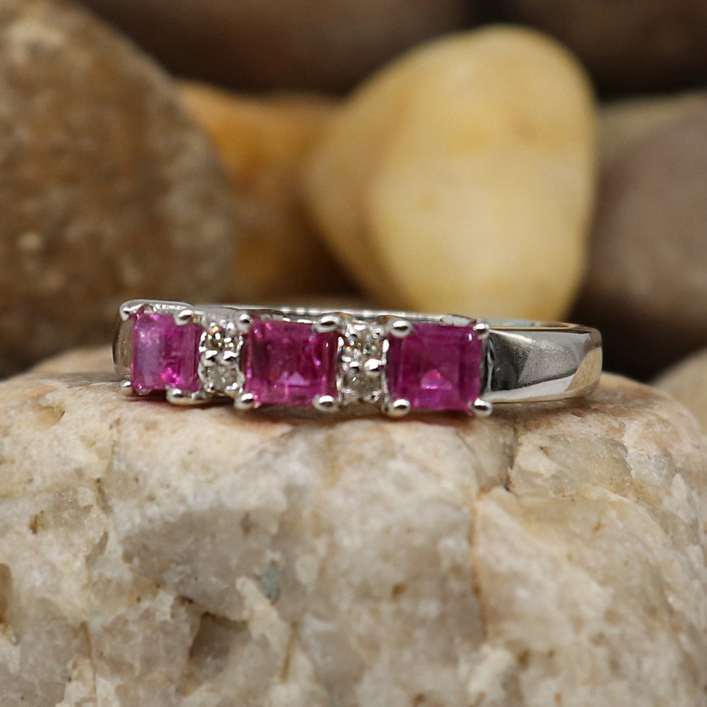 Ruby Ring Silver