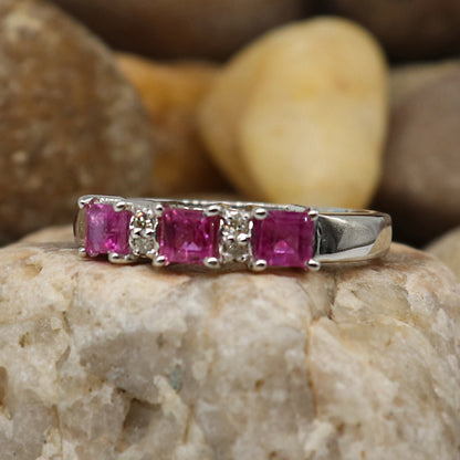 Ruby Ring Silver