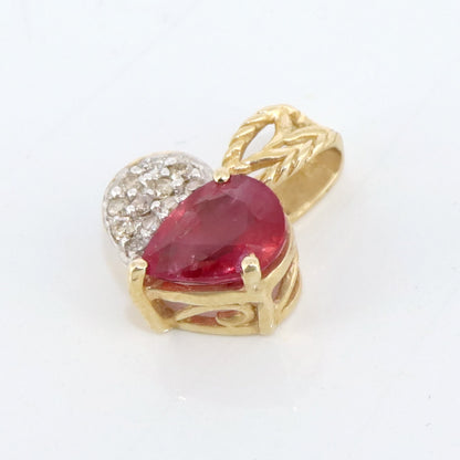 Heart Shape Pendant 14K Gold