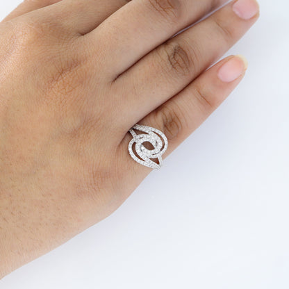 Crossover Ring 18K Gold