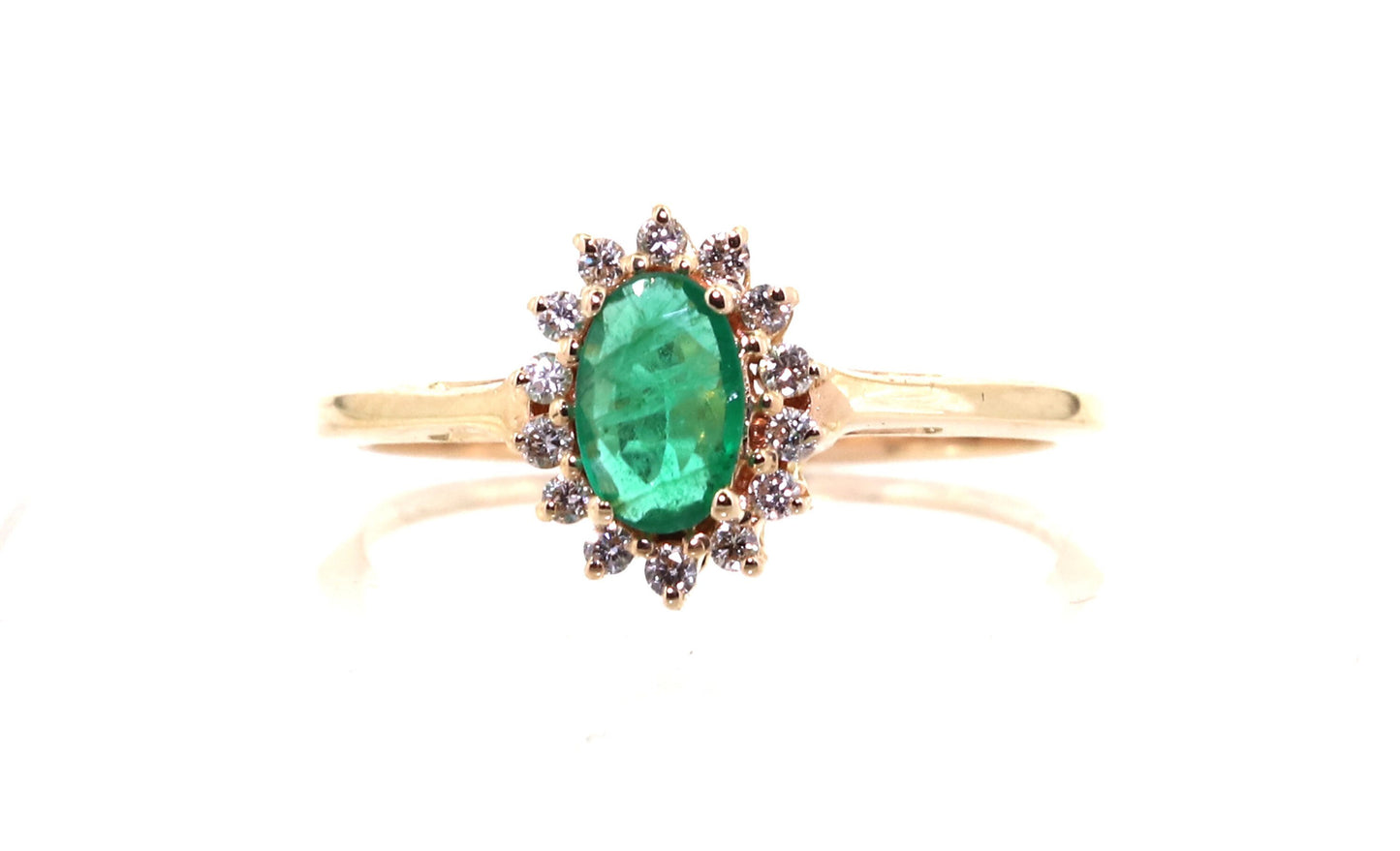 Emerald Ring 14K Gold