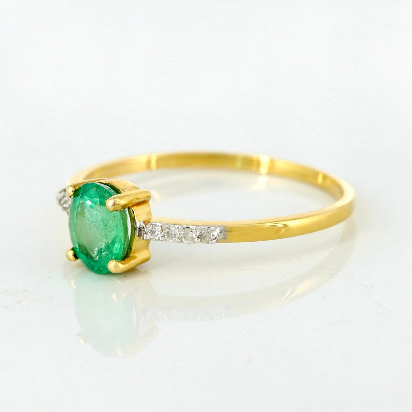 Emerald Ring 14K Gold