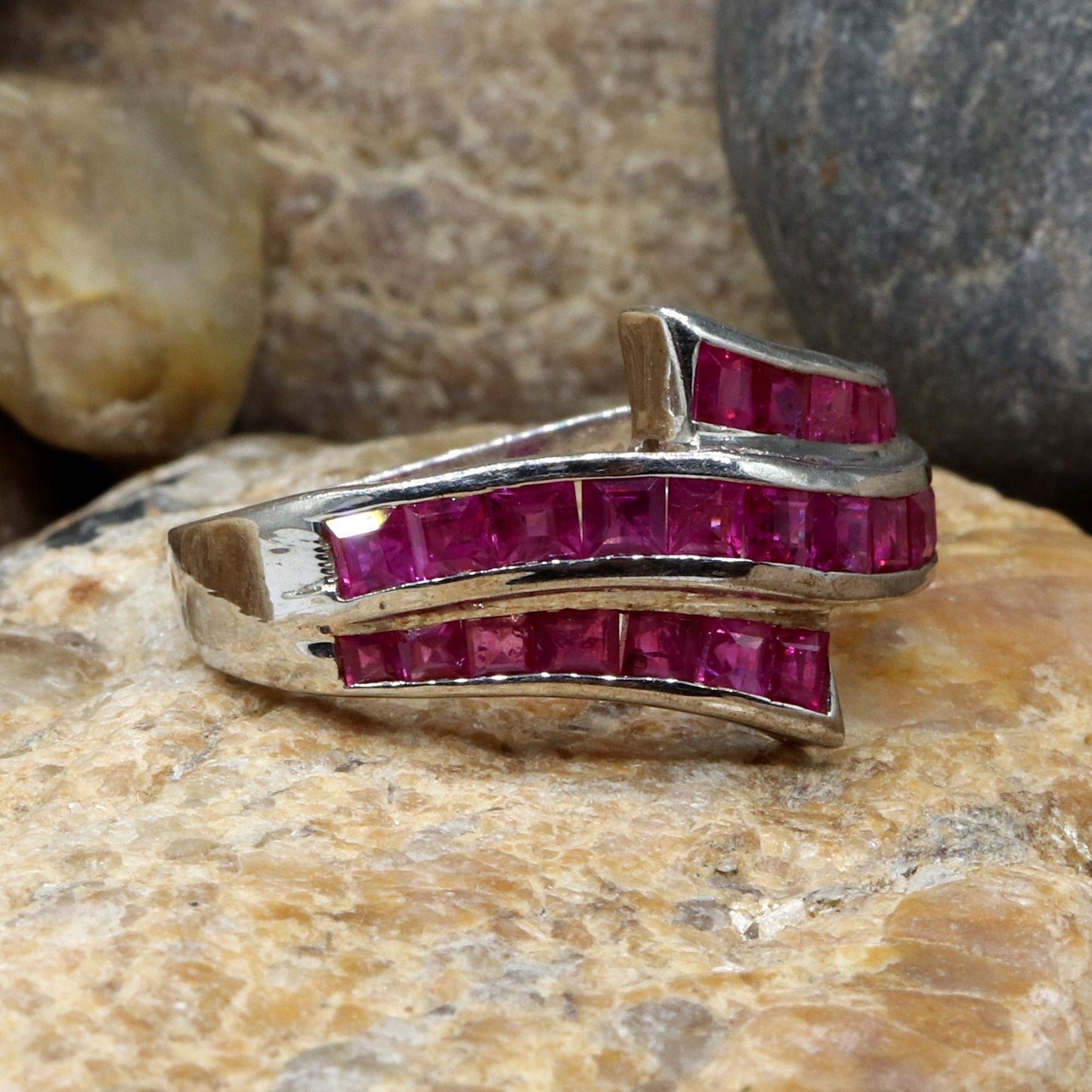 Ruby Ring Silver