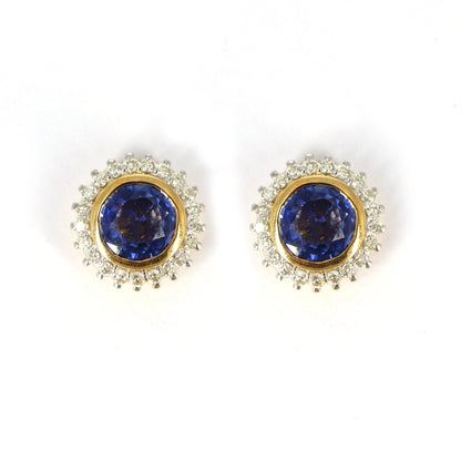 Cluster Earring 14K Gold