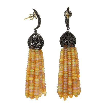 October Bithstone Multi Fire Gemstone Earring