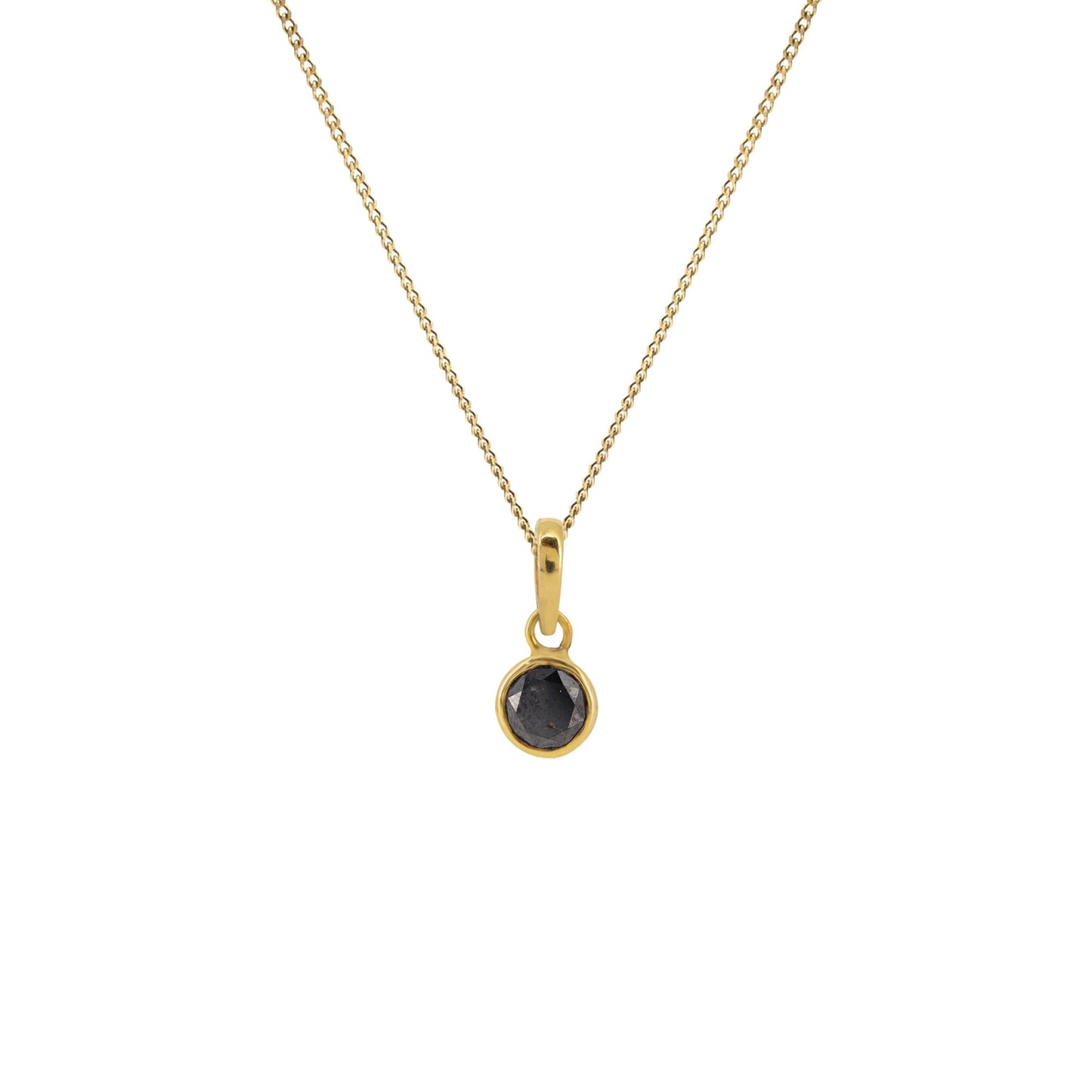 Black Pendant Gold