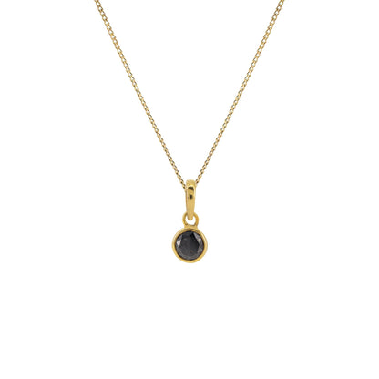 Black Pendant Gold