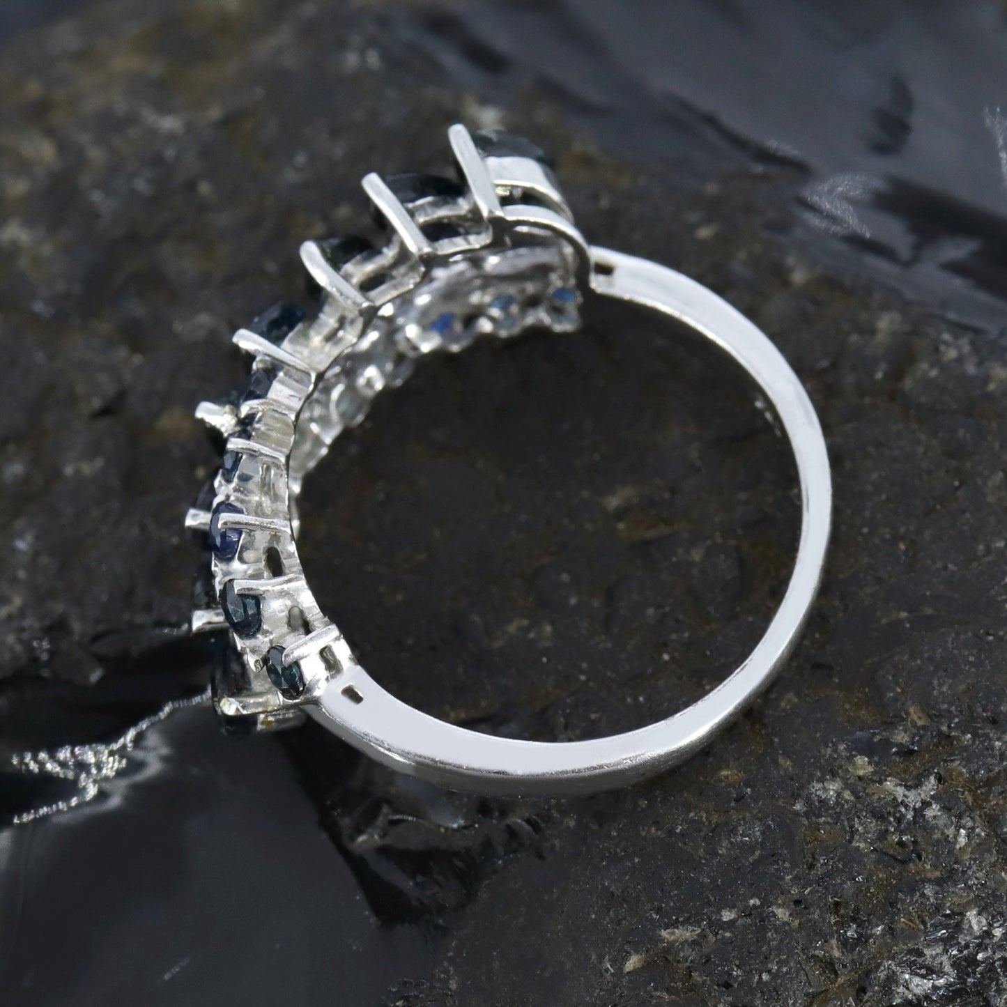 Blue Sapphire Ring Silver