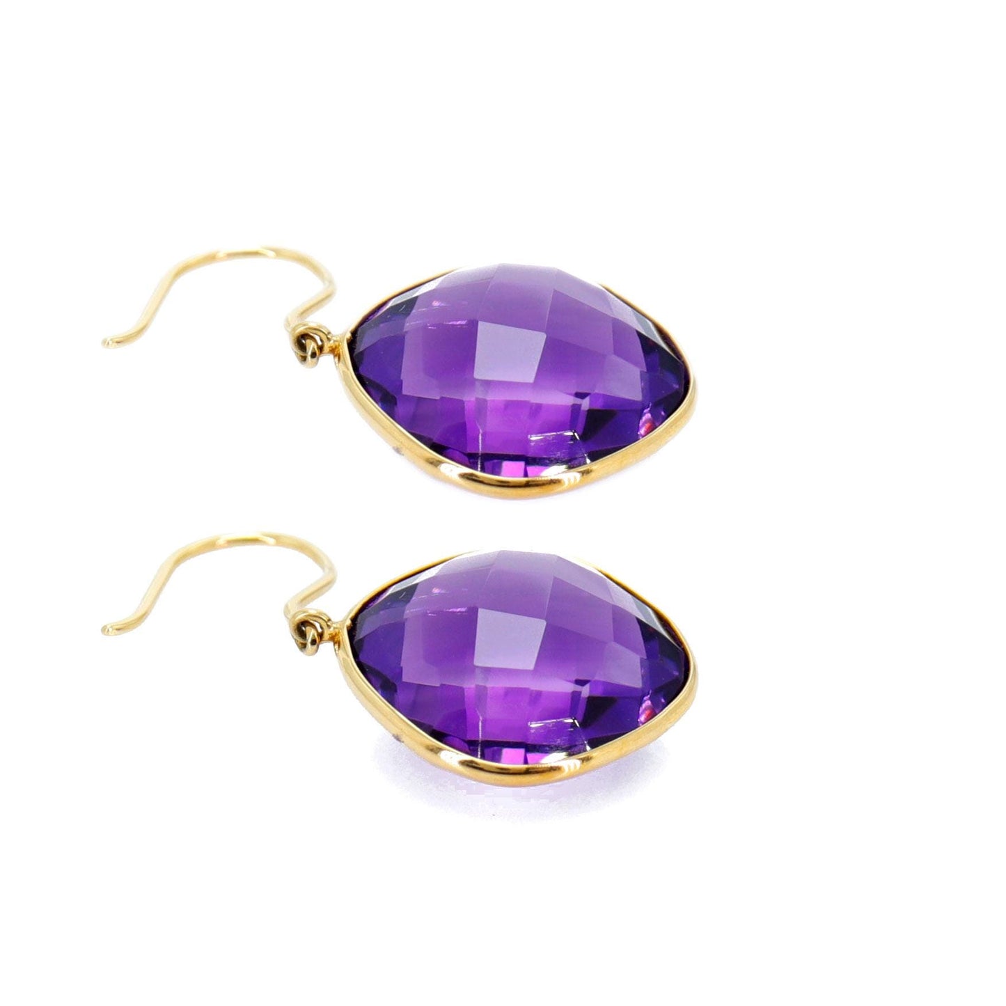 Amethyst Earring 18K