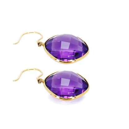 Amethyst Earring 18K