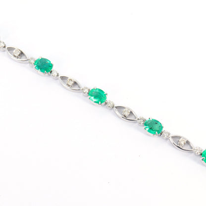 White Bracelet 18K Gold