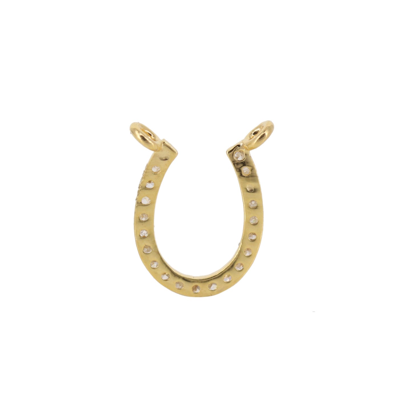 Horseshoe Charms Horseshoe Dainty Charms Lucky Horseshoe Pendant 14K Gold