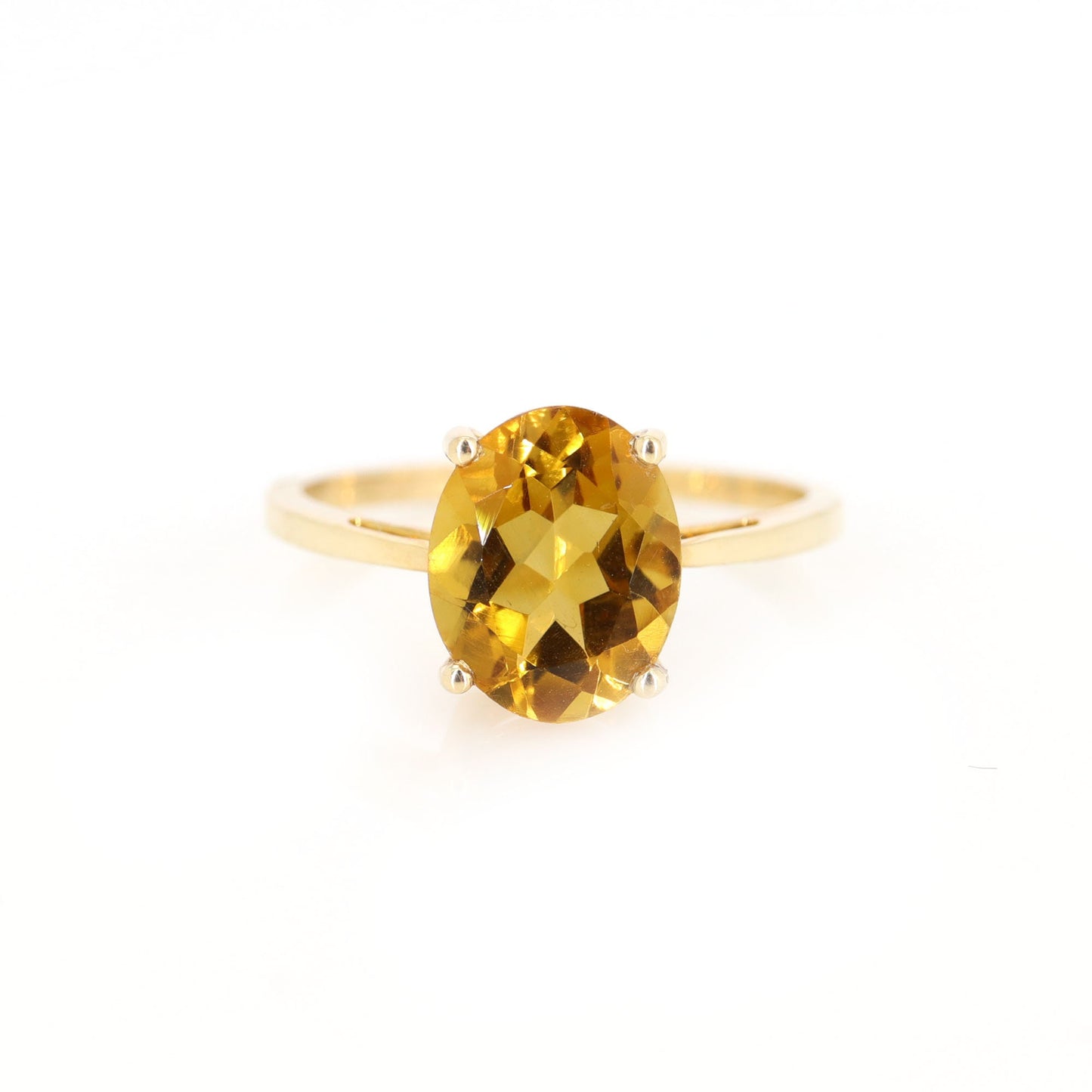 Citrine November Jewelry Yellow Jewellery Citrine Necklace 14K Gold