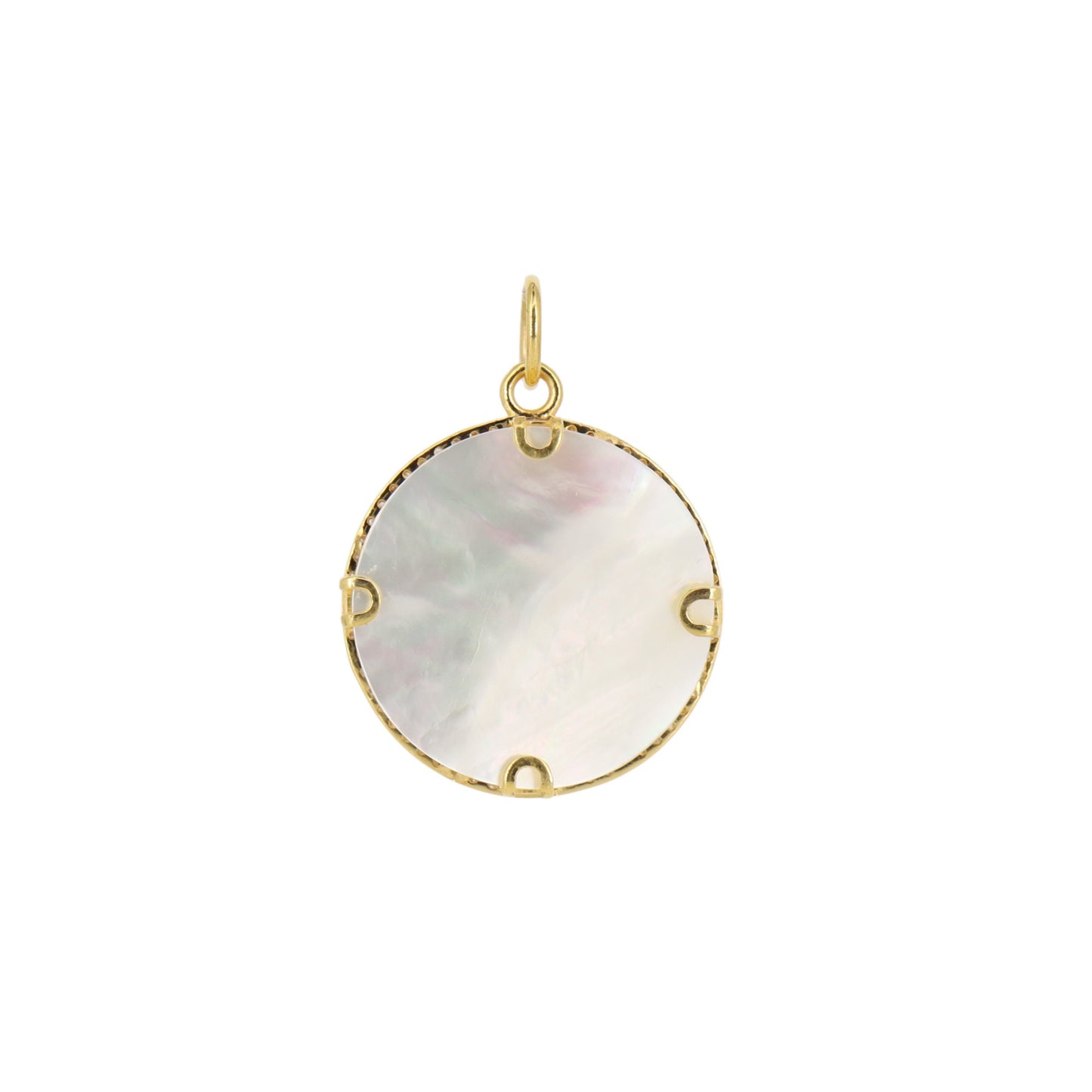 Earth Charm Pendant 14K Gold