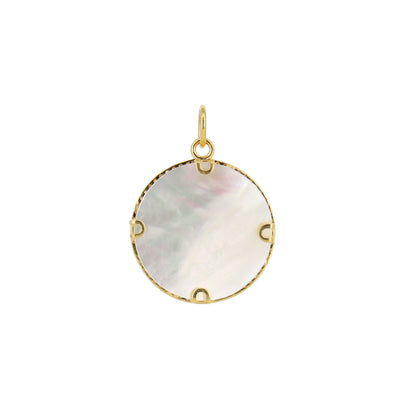 Earth Charm Pendant 14K Gold