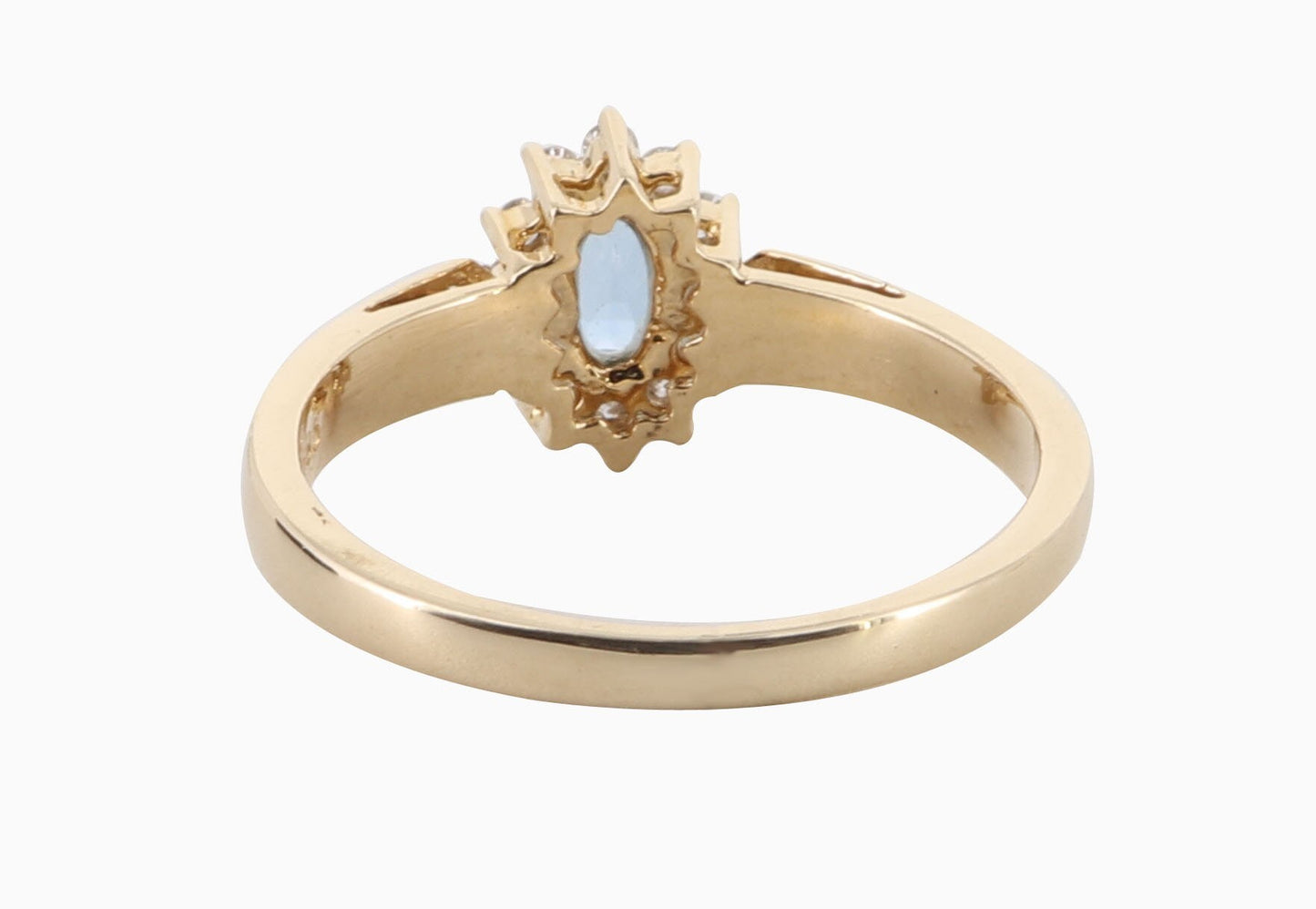 Yellow Aquamarine & Ring 14K Gold