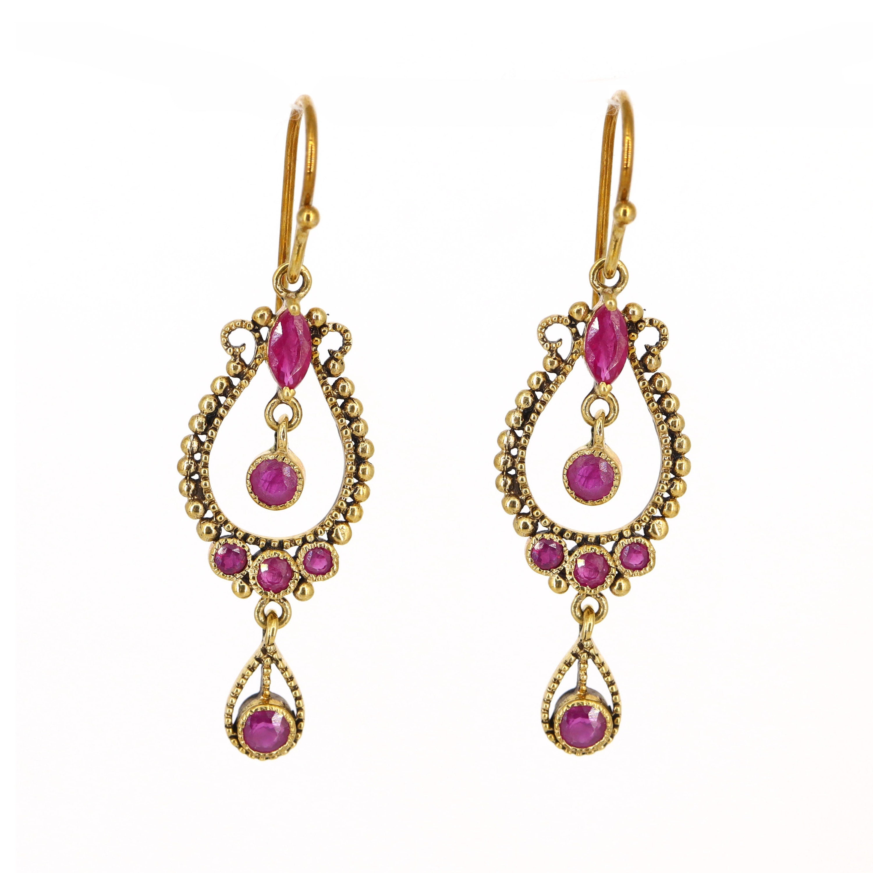 9K Yellow Earring Gold
