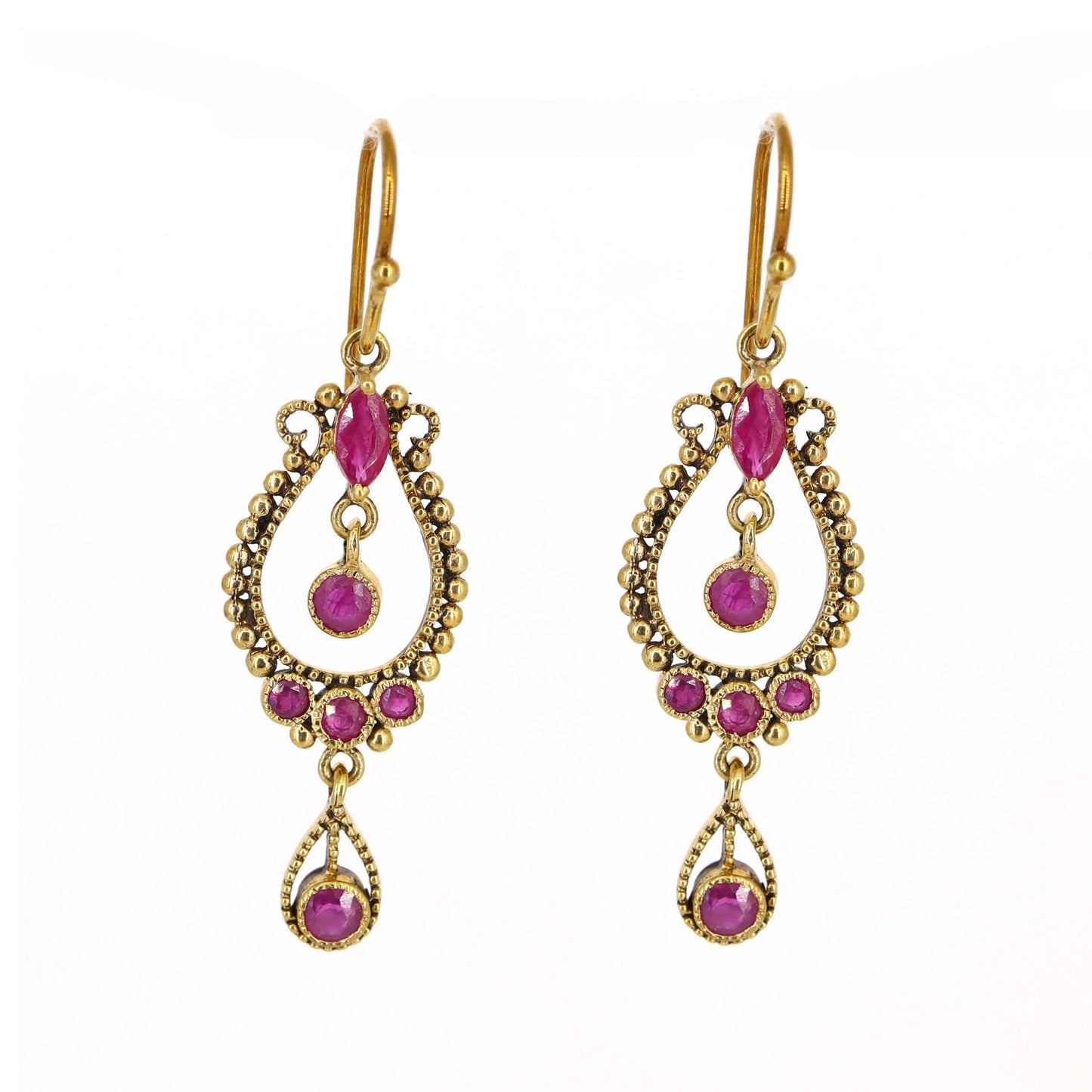 9K Yellow Earring Gold