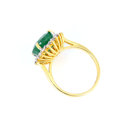 Emerald Ring 14K Gold