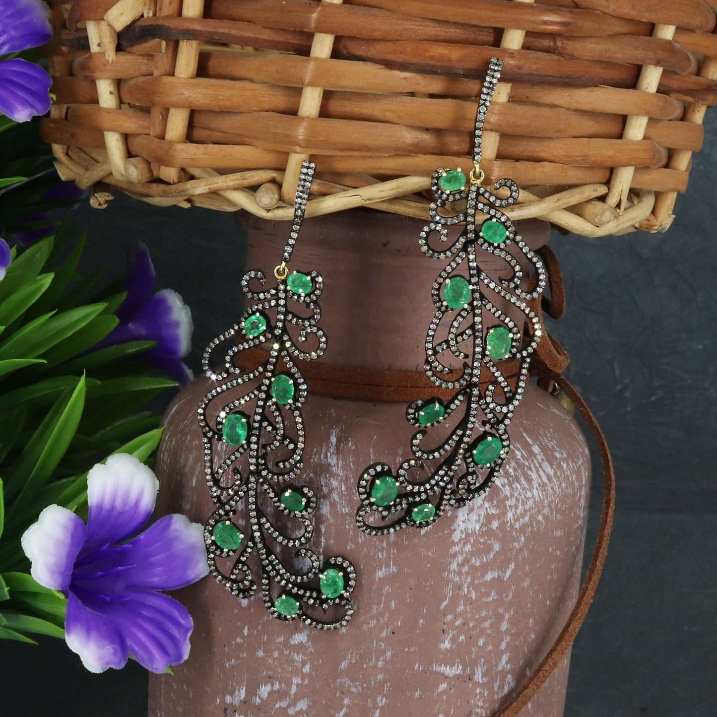 Emerald Earring