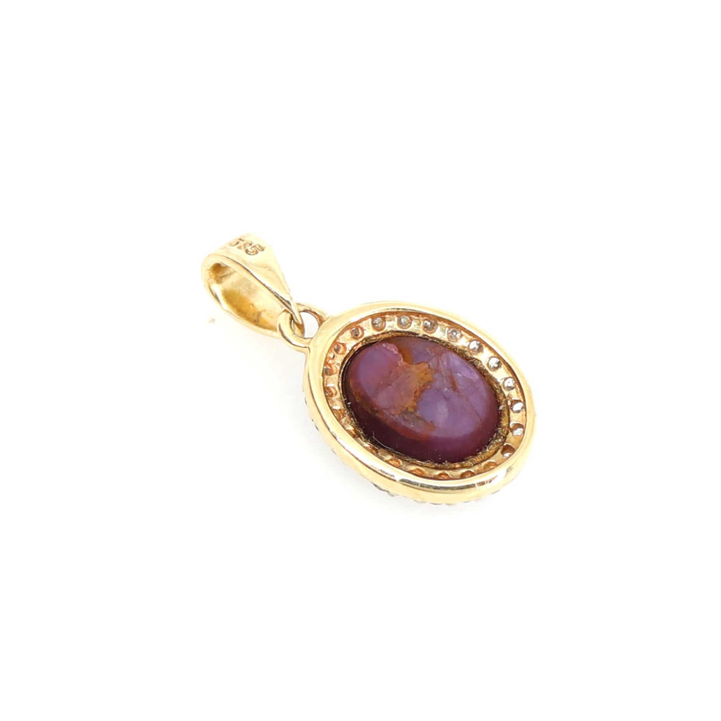Ruby Star Necklace 14K Gold