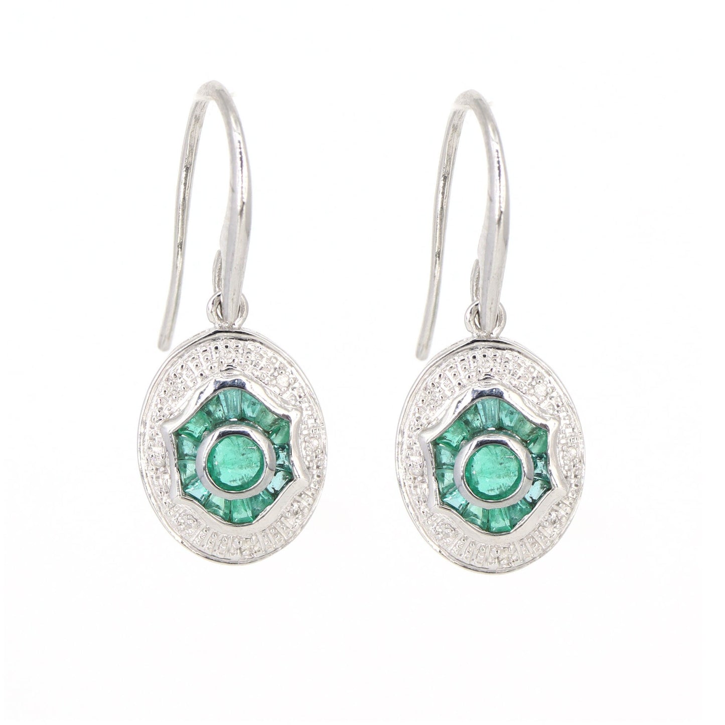 Emerald Earring Gold