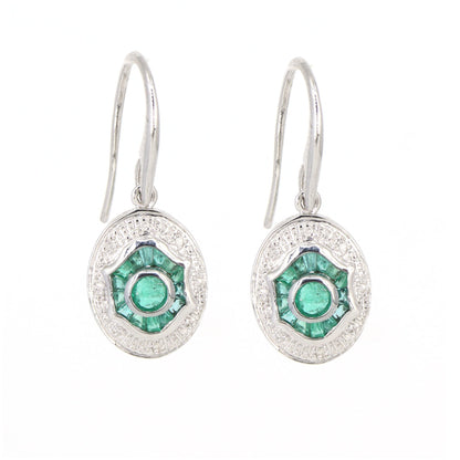 Emerald Earring Gold