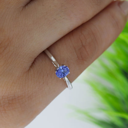 Tanzanite Ring Silver