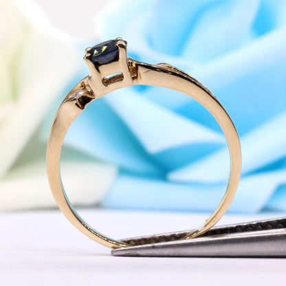 Sapphire Ring 14K Gold