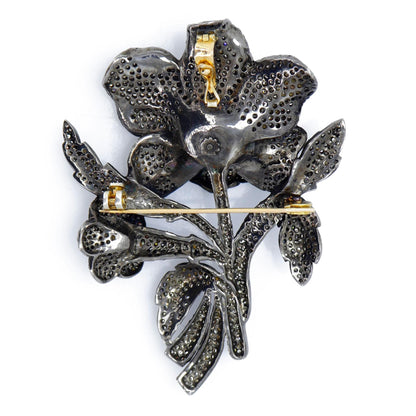Exclusively Designed Vintage Replica Victorian Beautiful Flower Pendant Gold