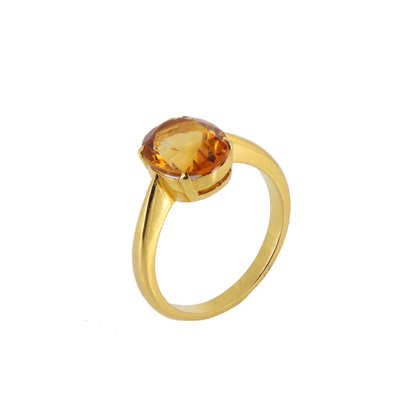 Citrine Ring 18K Gold