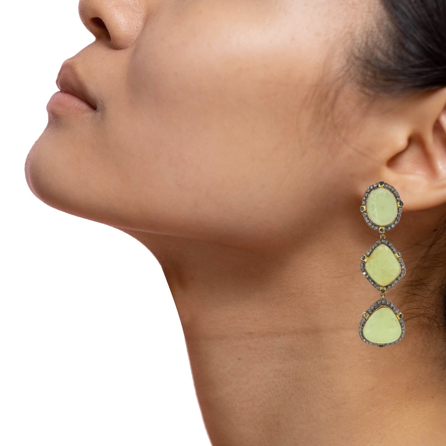 Sapphire London Blue Topaz Gemstone Earring