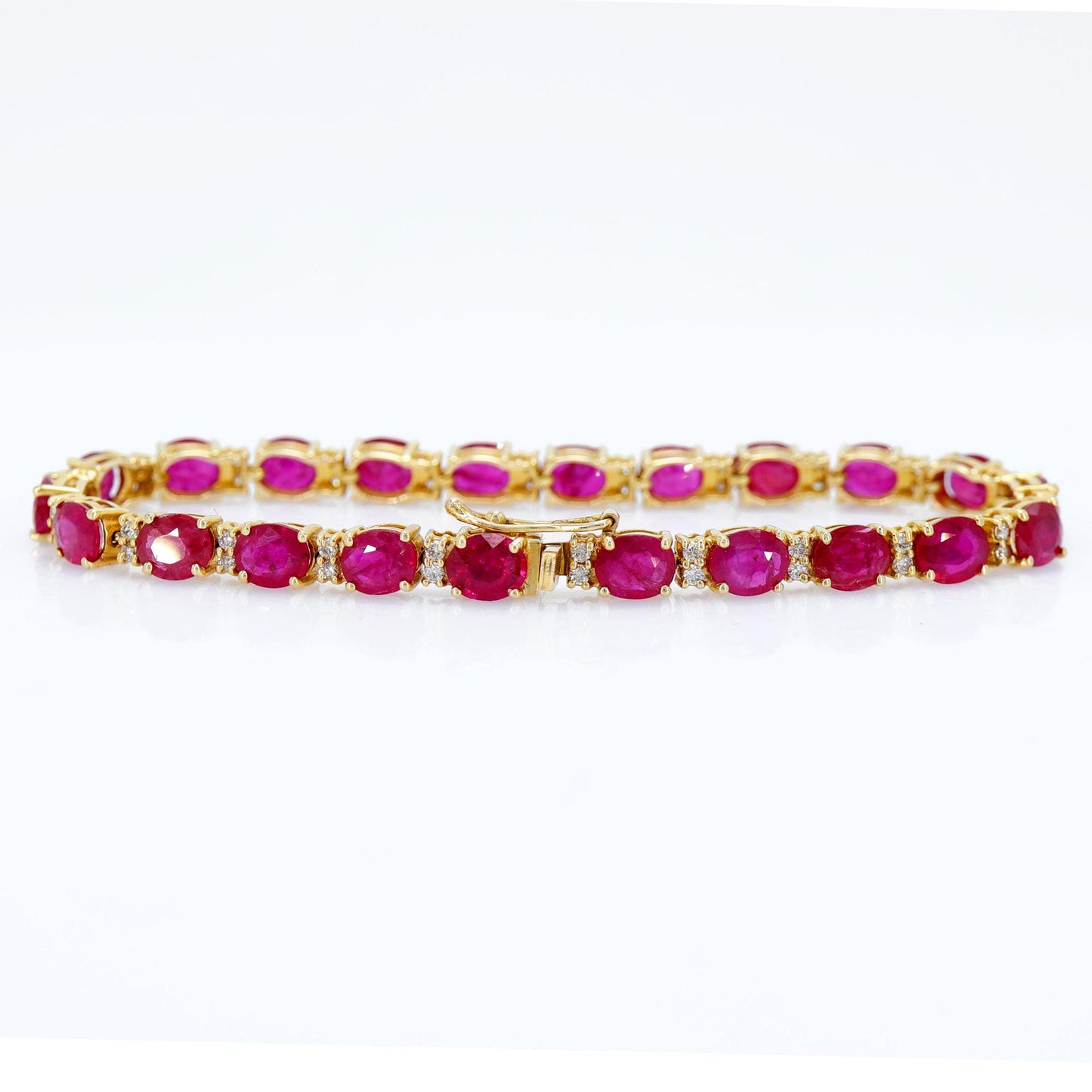 Ruby Bracelet 14K Gold