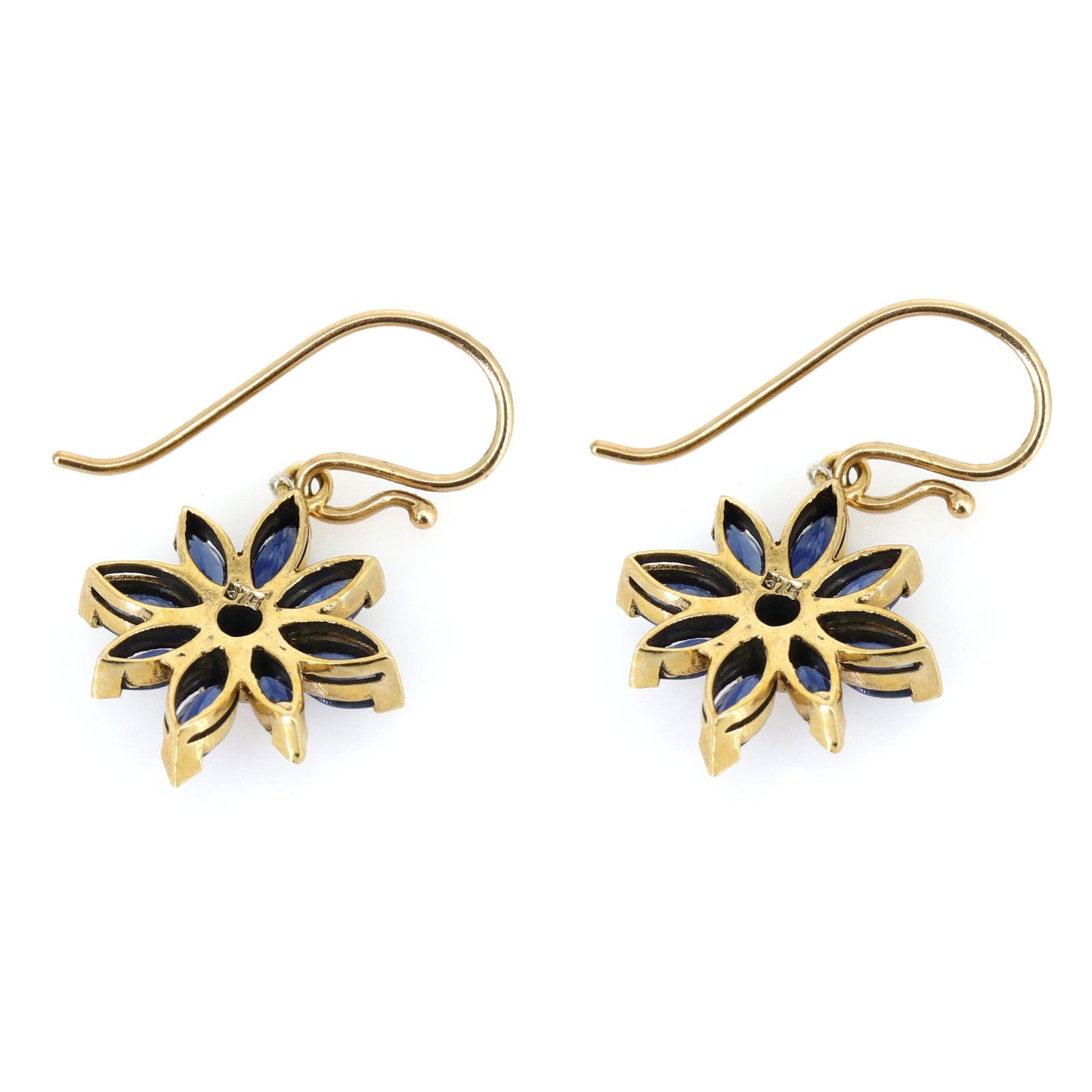 Blue Sapphire Earring Gold