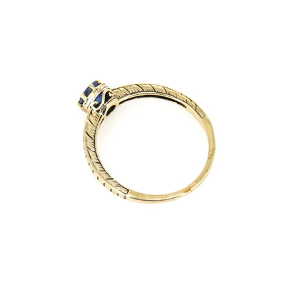 Edwardian Sapphire Ring Gold