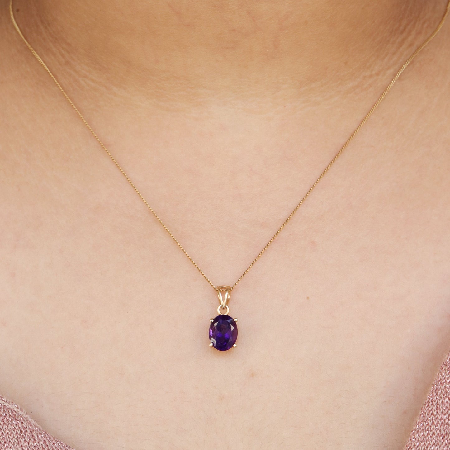 Simple Elegant Pendant 14K Gold